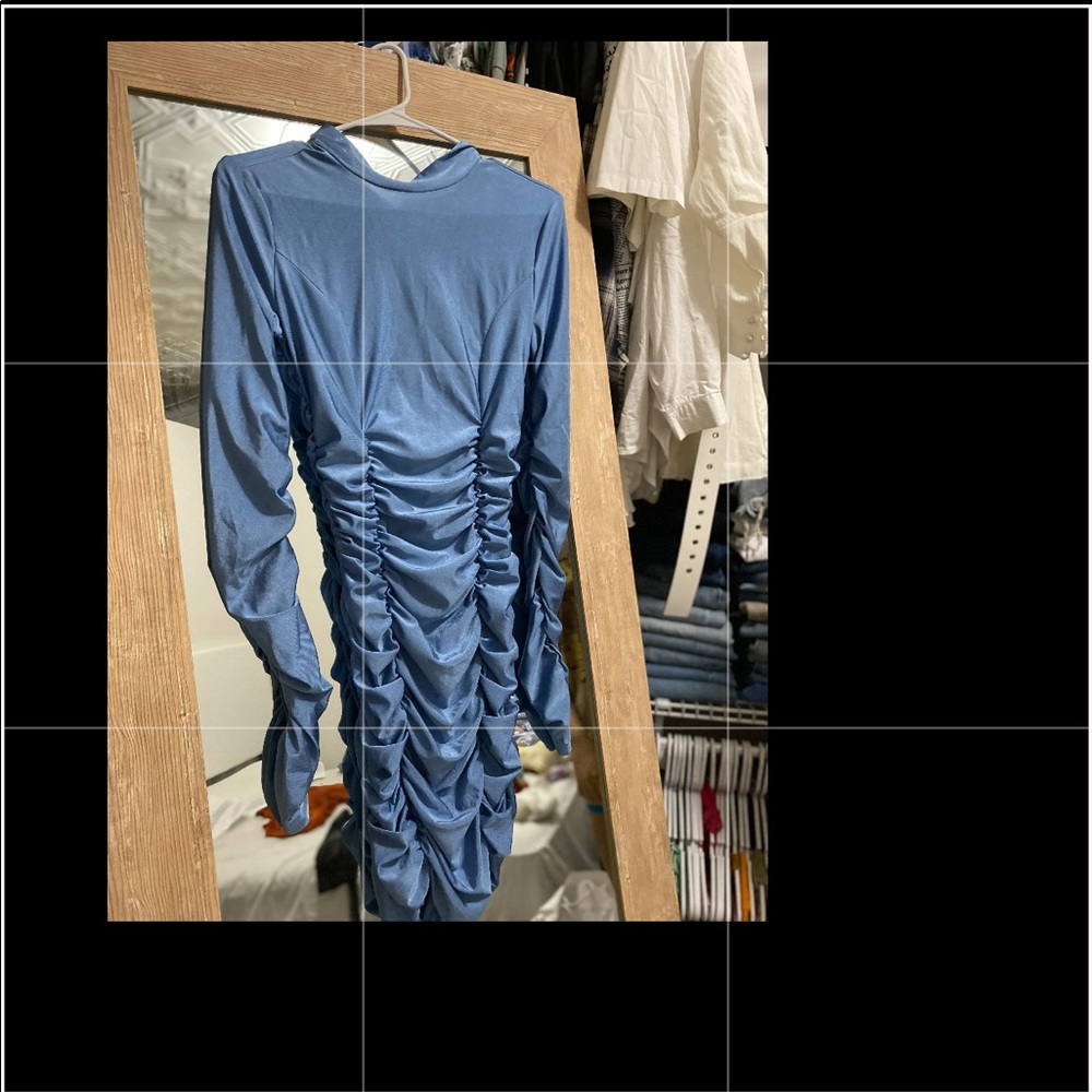 Blue dress